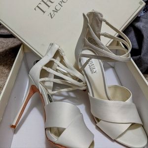 Zac Posen cream heels